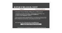 Desktop Screenshot of kinkyblogs.net