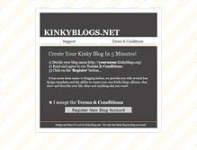 Tablet Screenshot of kinkyblogs.net